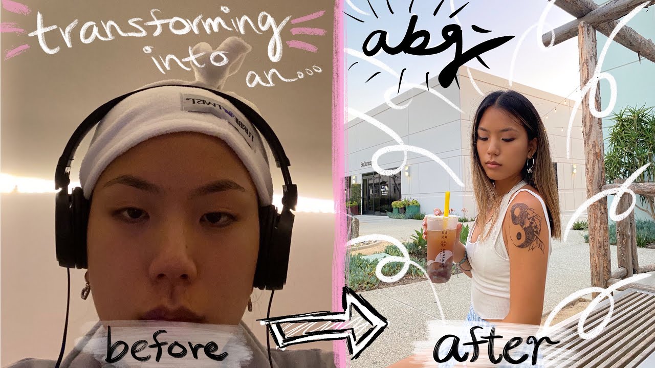 TRANSFORMING INTO AN ABG (Asian Baby Girl)