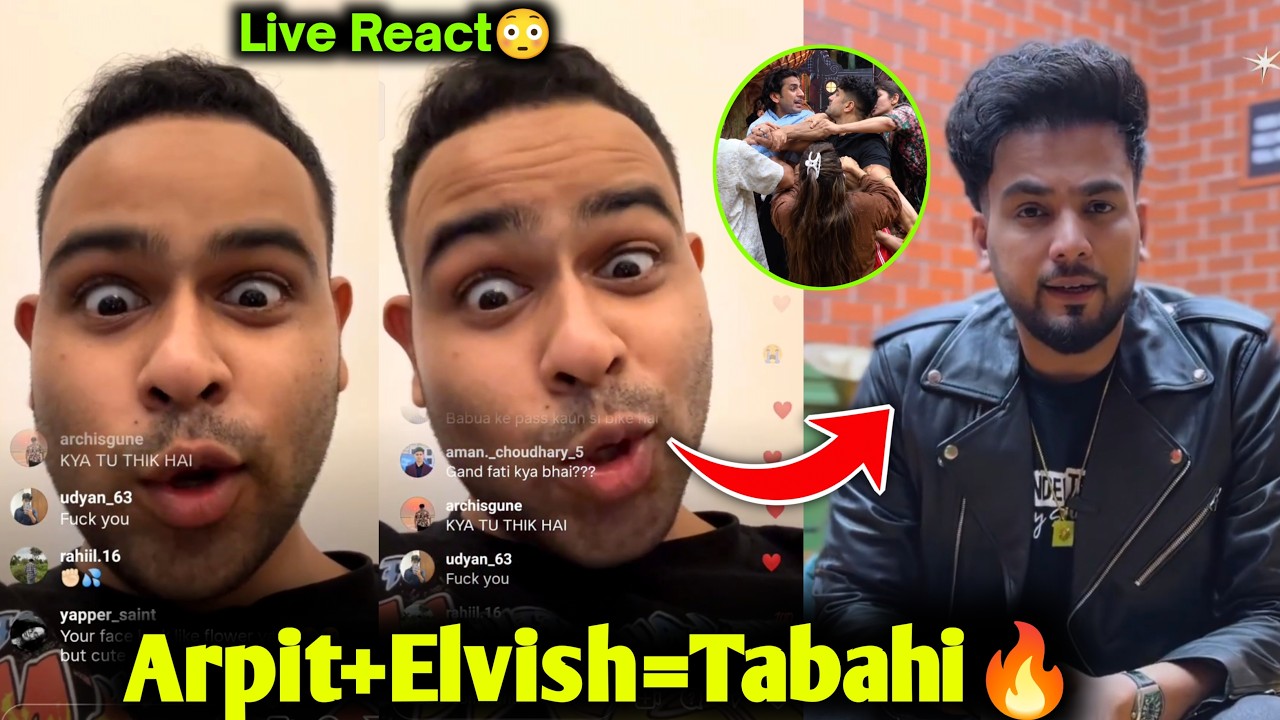 🔴 Arpit Bala Live React On Elvish Yadav & Nakul Dhull Vs Gullu | Elvish Yadav Vs Prince.! 