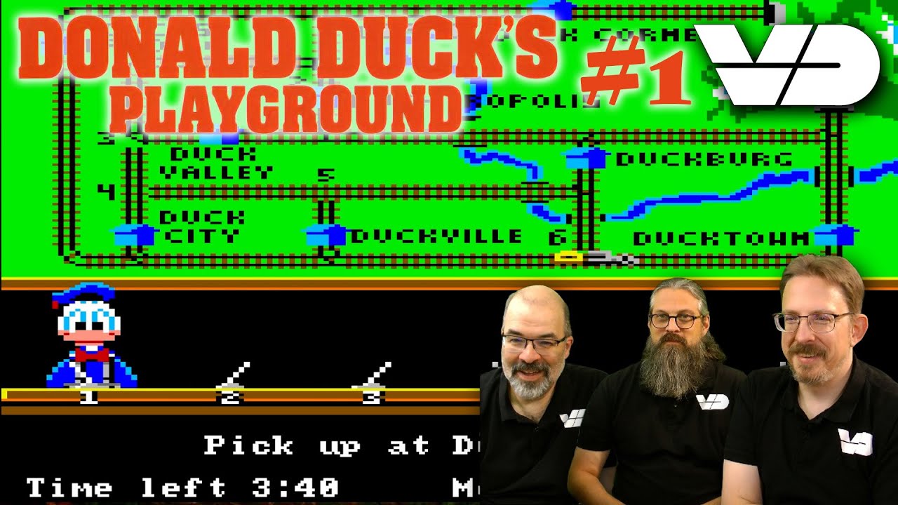Donald Duck's Playground #1: Wir stellen die Weichen (RetroPlay/Amiga)