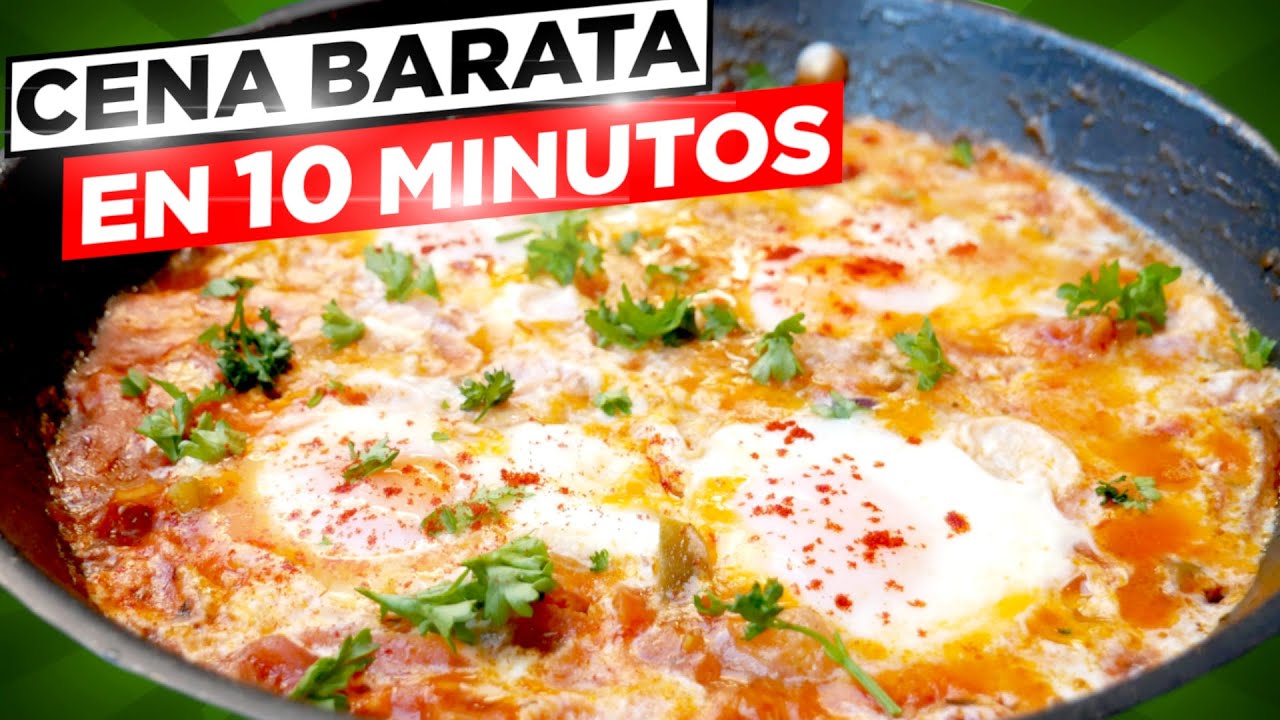 BAJA DE PESO con esta CENA EN 10 MINUTOS 😋🍳 HUEVOS AL PLATO receta SANA y BARATA 🍛😍 También DESAYUNO