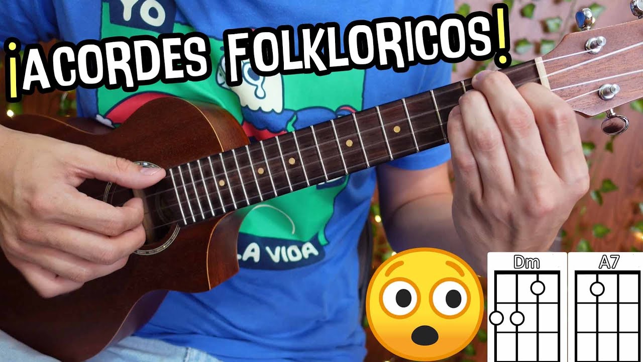 &iexcl;Gran progresi&oacute;n folkl&oacute;rica para ukulele💃! - &iexcl;Tutorial paso a paso🤗!