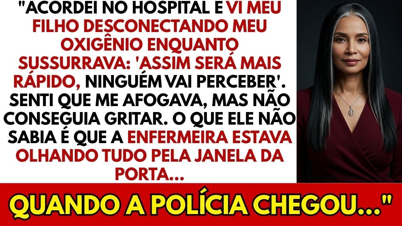 No hospital, meu filho desconectou meu oxigênio: 