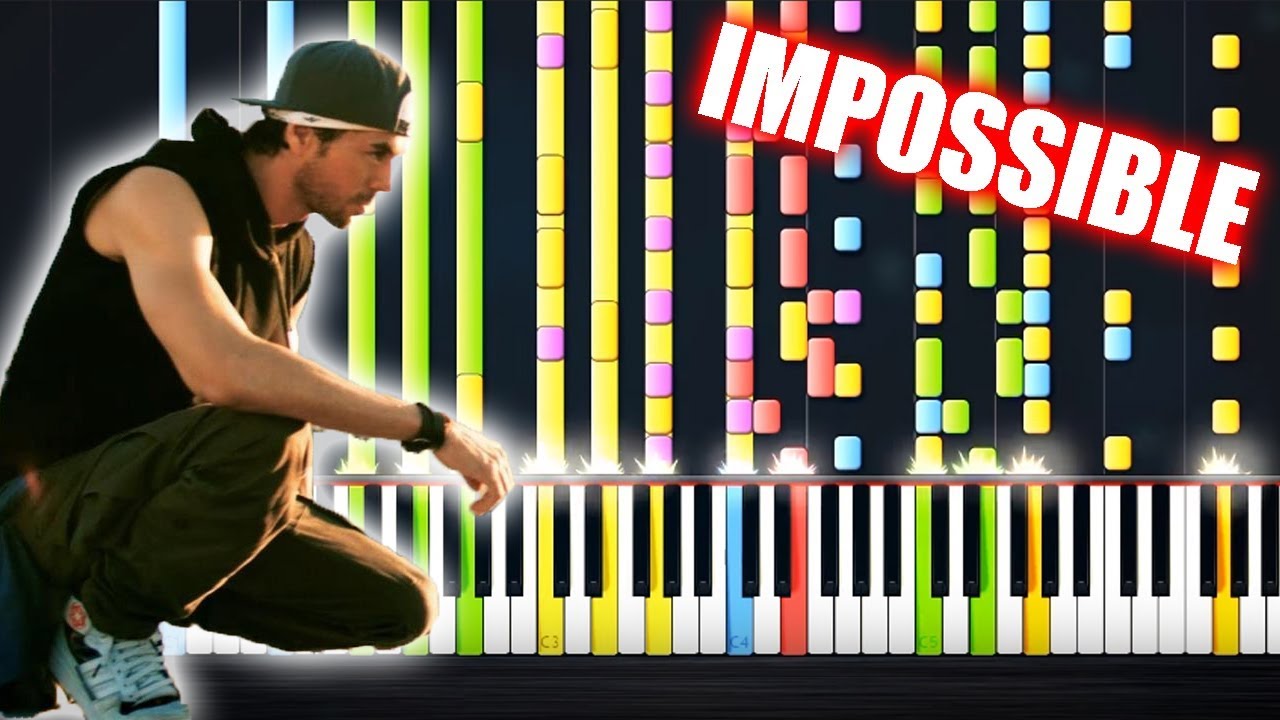 Enrique Iglesias - SUBEME LA RADIO - IMPOSSIBLE PIANO by PlutaX
