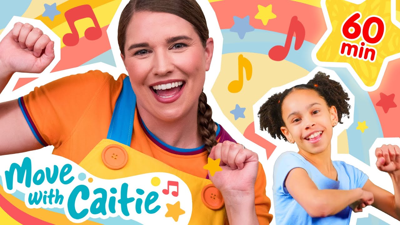 Move With Caitie | ⭐️ ALL episodes ⭐️ | Move for 1 hour! | Super Simple Play