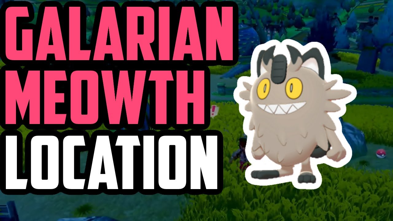 Where to Find Galarian Meowth - Pokemon Sword & Shield