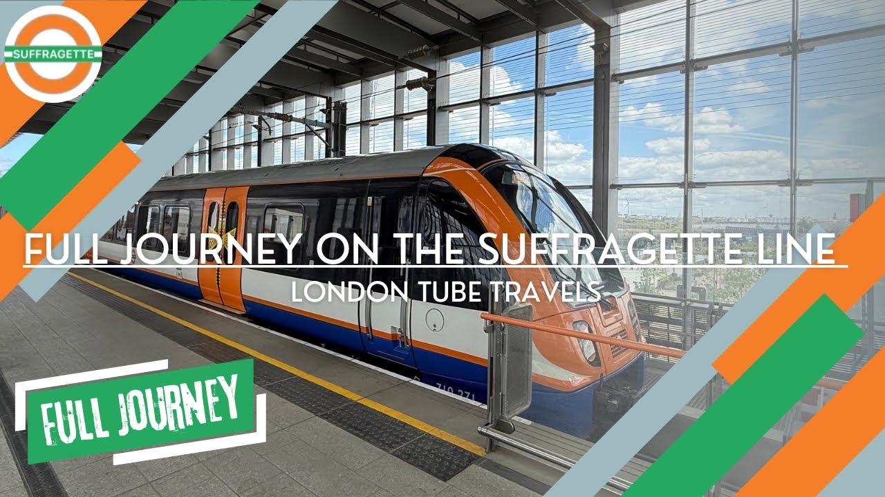 FULL JOURNEY on the London Overground Suffragette Line - Gospel Oak to Barking Riverside