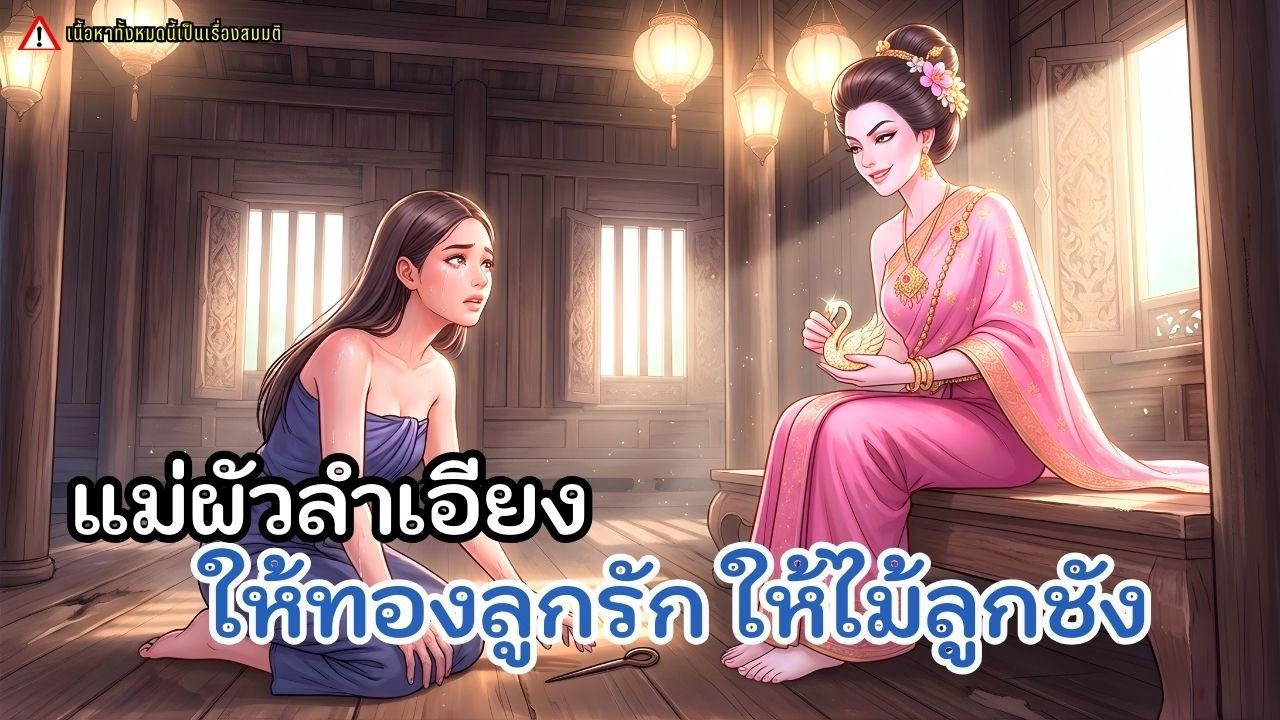 แม่ผัวลำเอียงให้ปิ่นทองกับสะใภ้รัก ปิ่นไม้ให้สะใภ้ชัง แต่ปิ่นไม้กลับเรียกทรัพย์ ส่วนปิ่นทองมีผีสิง