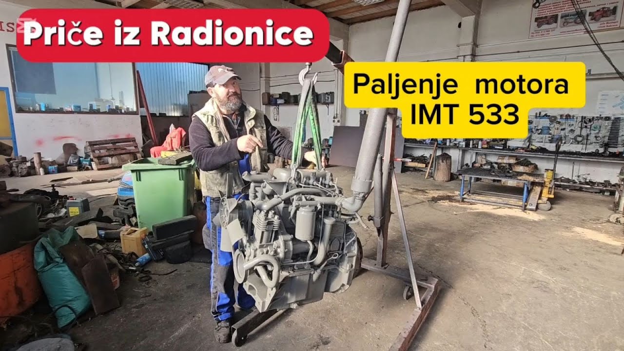 Paljenje motora IMT 533 (Priče iz radionice)