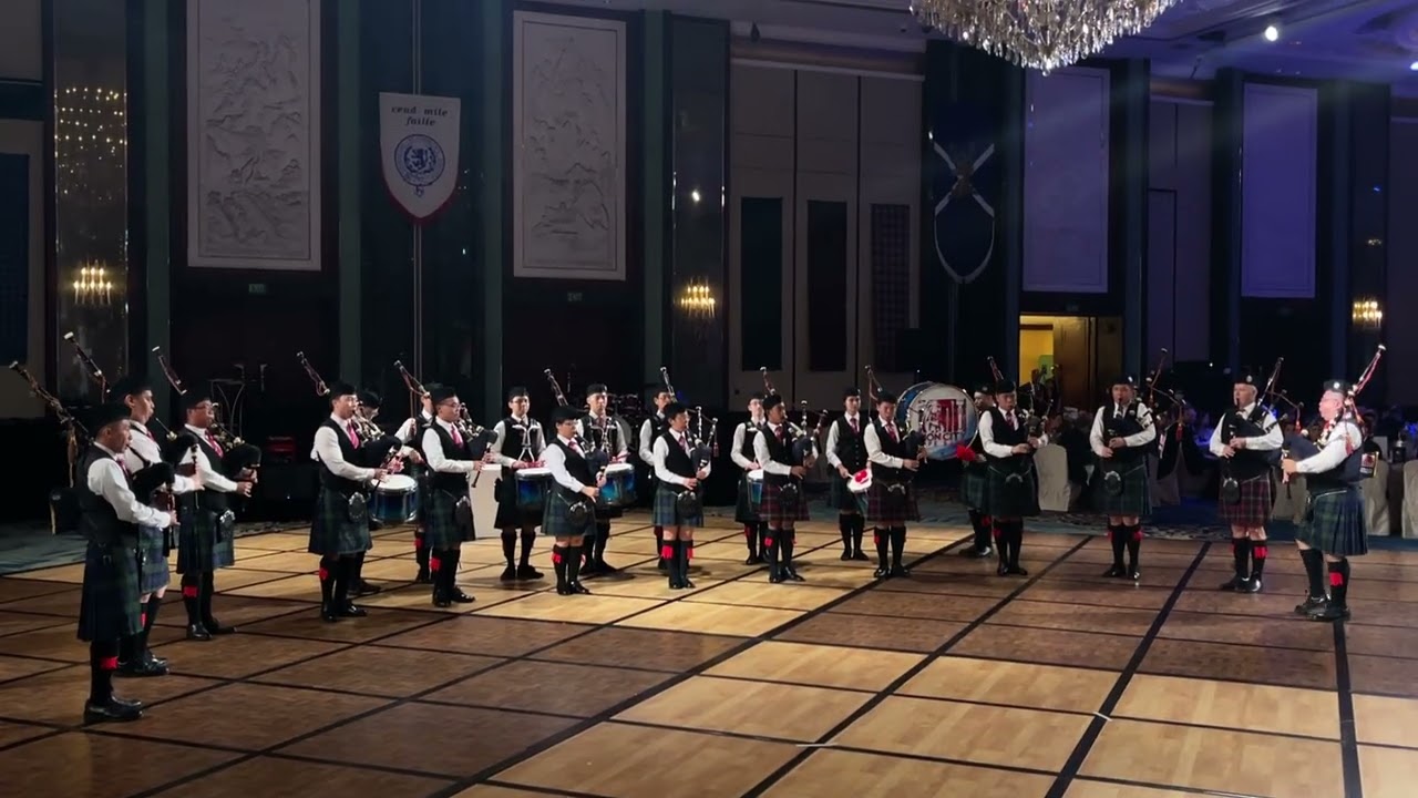 Singapore St Andrew's Ball 24 - Lion City Pipe Band Set 1