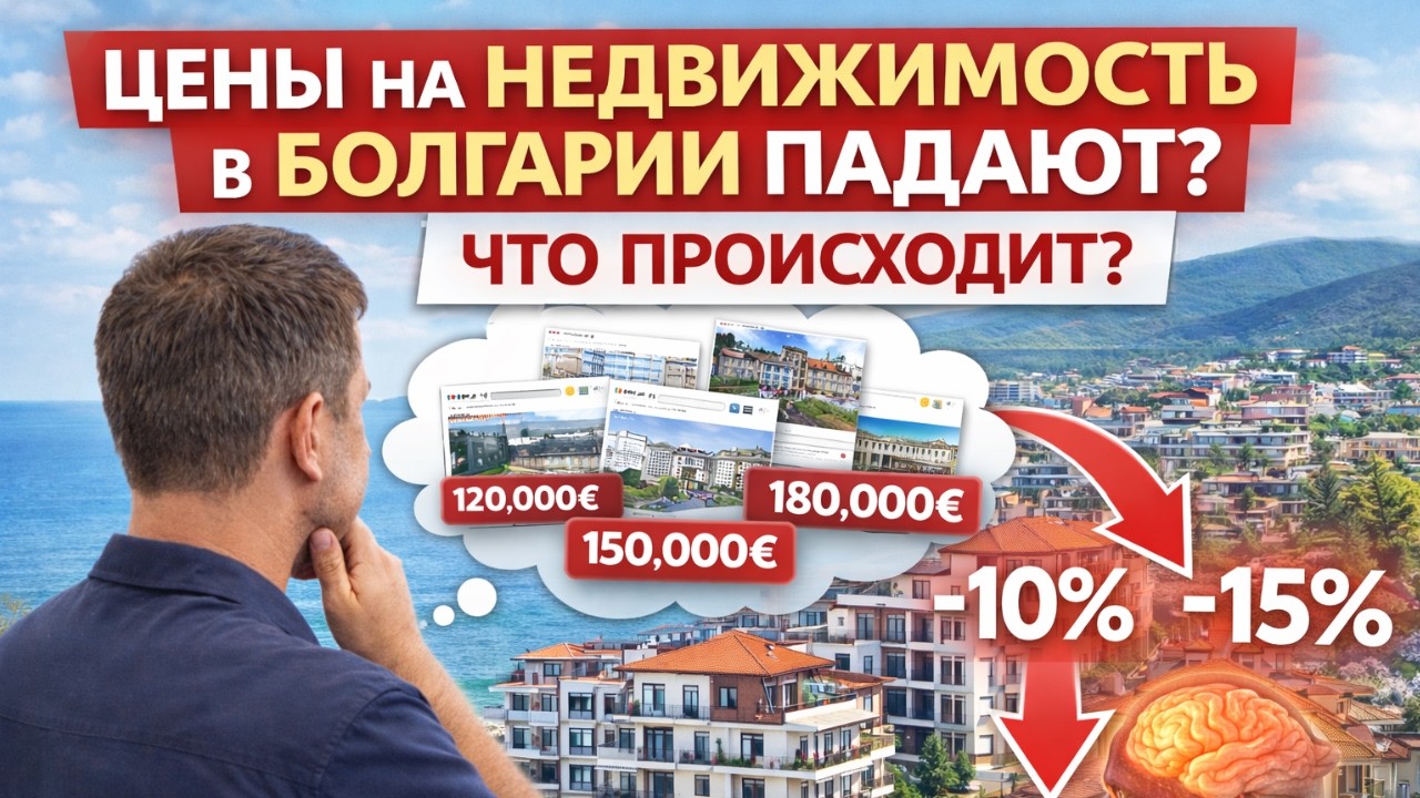 Цены на недвижимость в Болгарии снижаются Что происходит