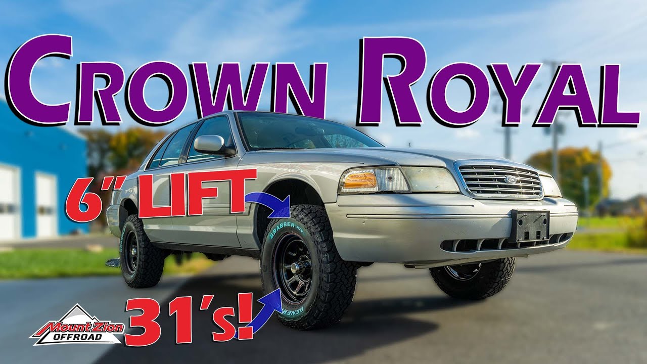 Мы подняли этот Crown Victoria на 6 дюймов с помощью 31-го!