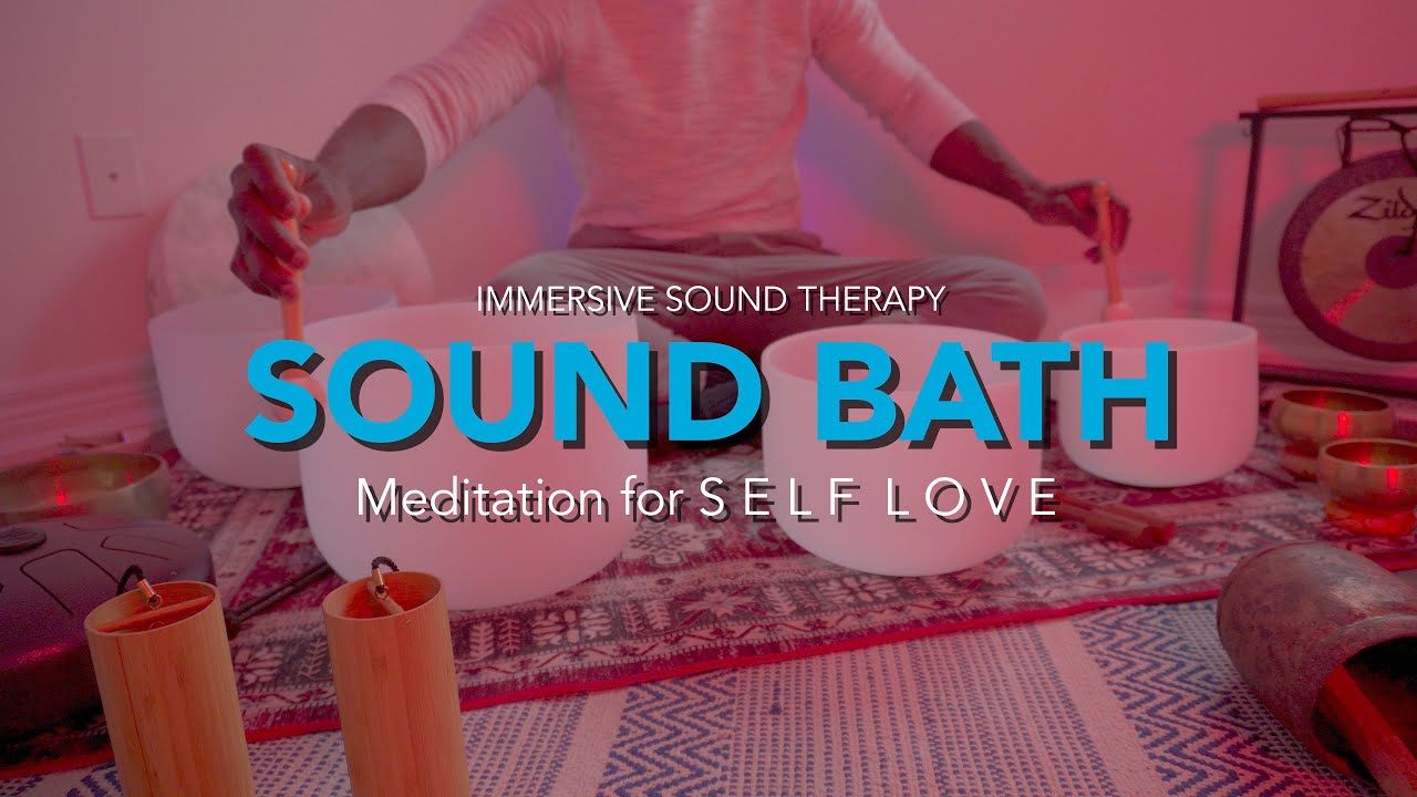 Sound Bath Meditation for Self Love | 8D | Spatial Audio