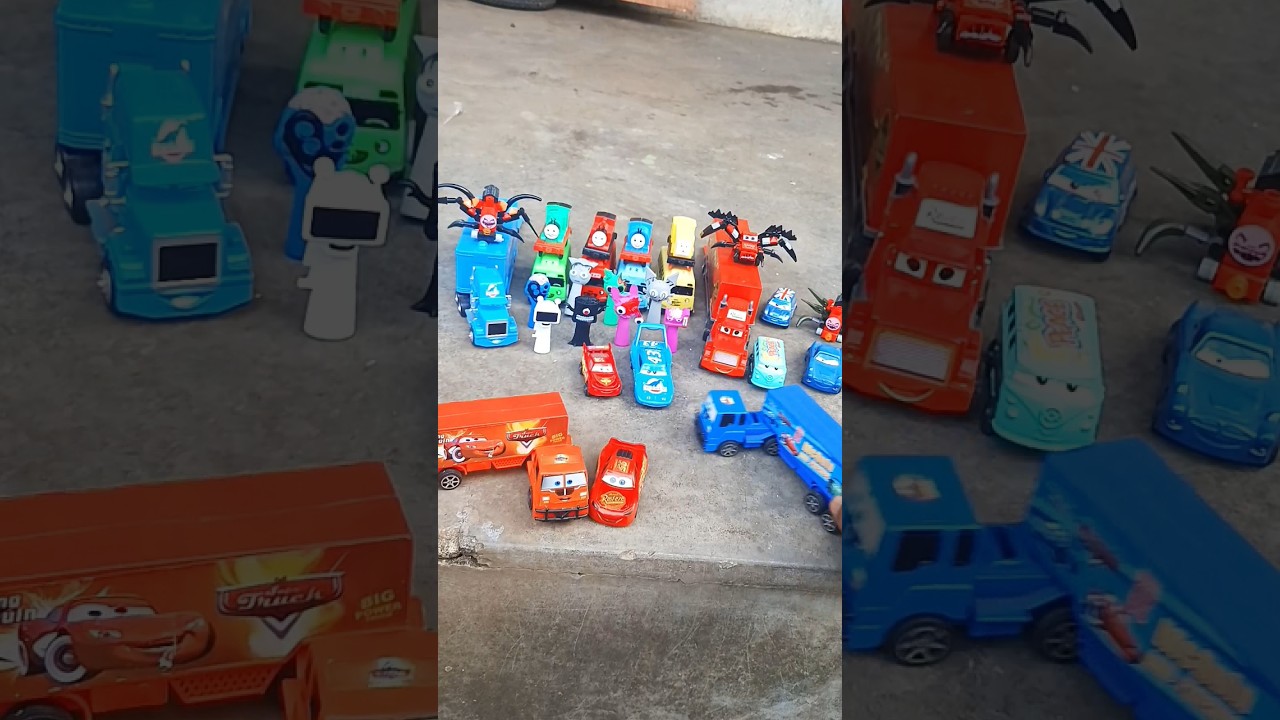 Yes Or No Toys, Pixar Cars, Lightning Mcqueen, Mcqueen Container #toys #pixarcars #cars #diecastcars