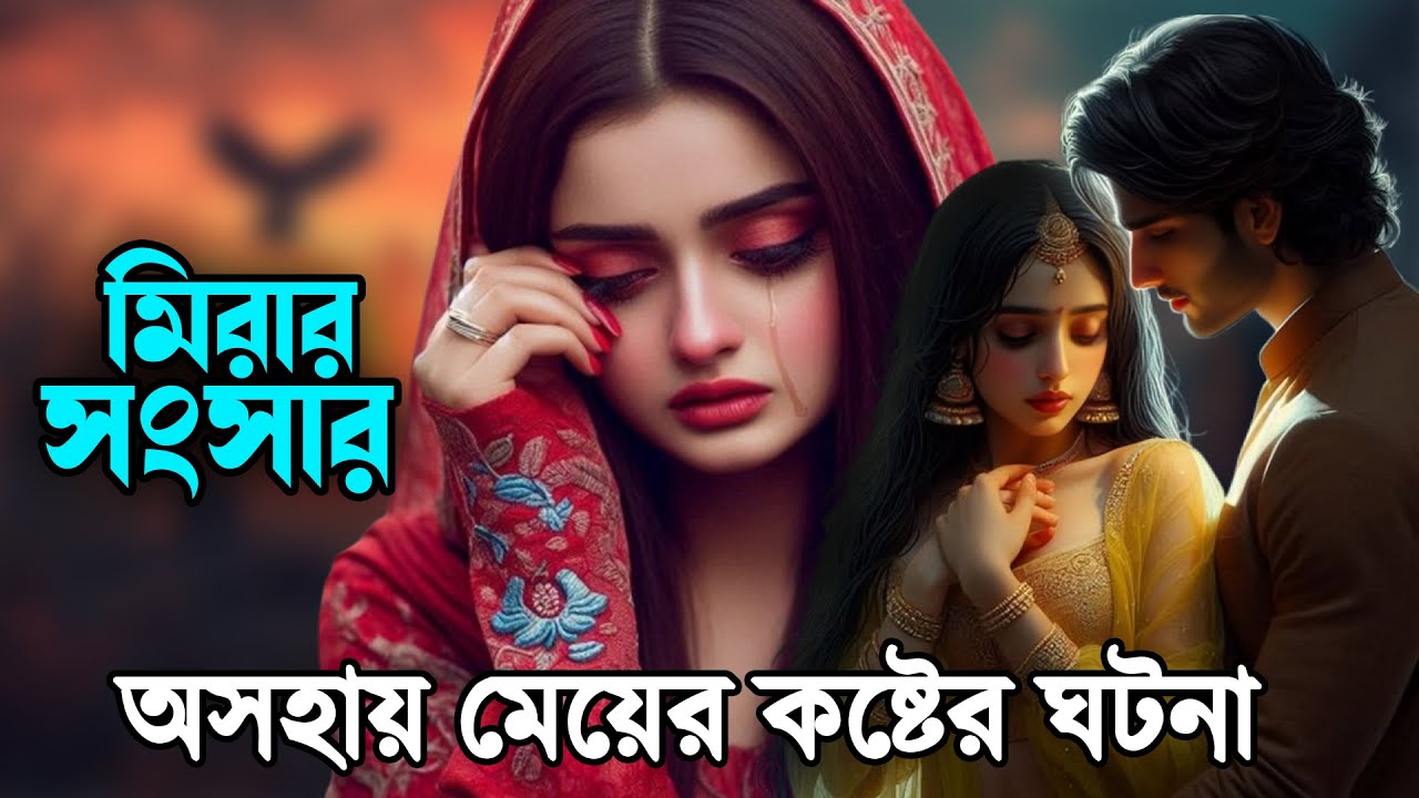 অসহায় মেয়ের কষ্টের ঘটনা। মিরার সংসার। একটি অবহেলিত মেয়ের সংসার।  JK BANGLA 12AM