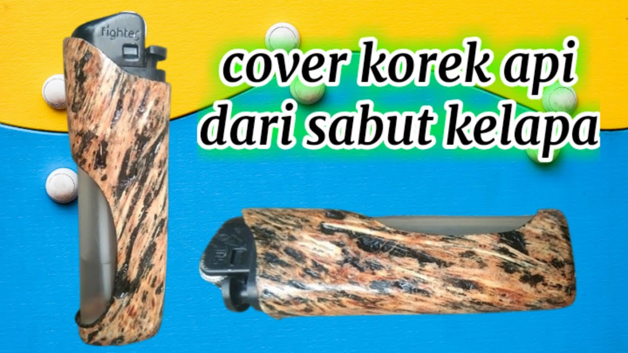 ide kreatif sabut kelapa || cover korek api dari sabut kelapa