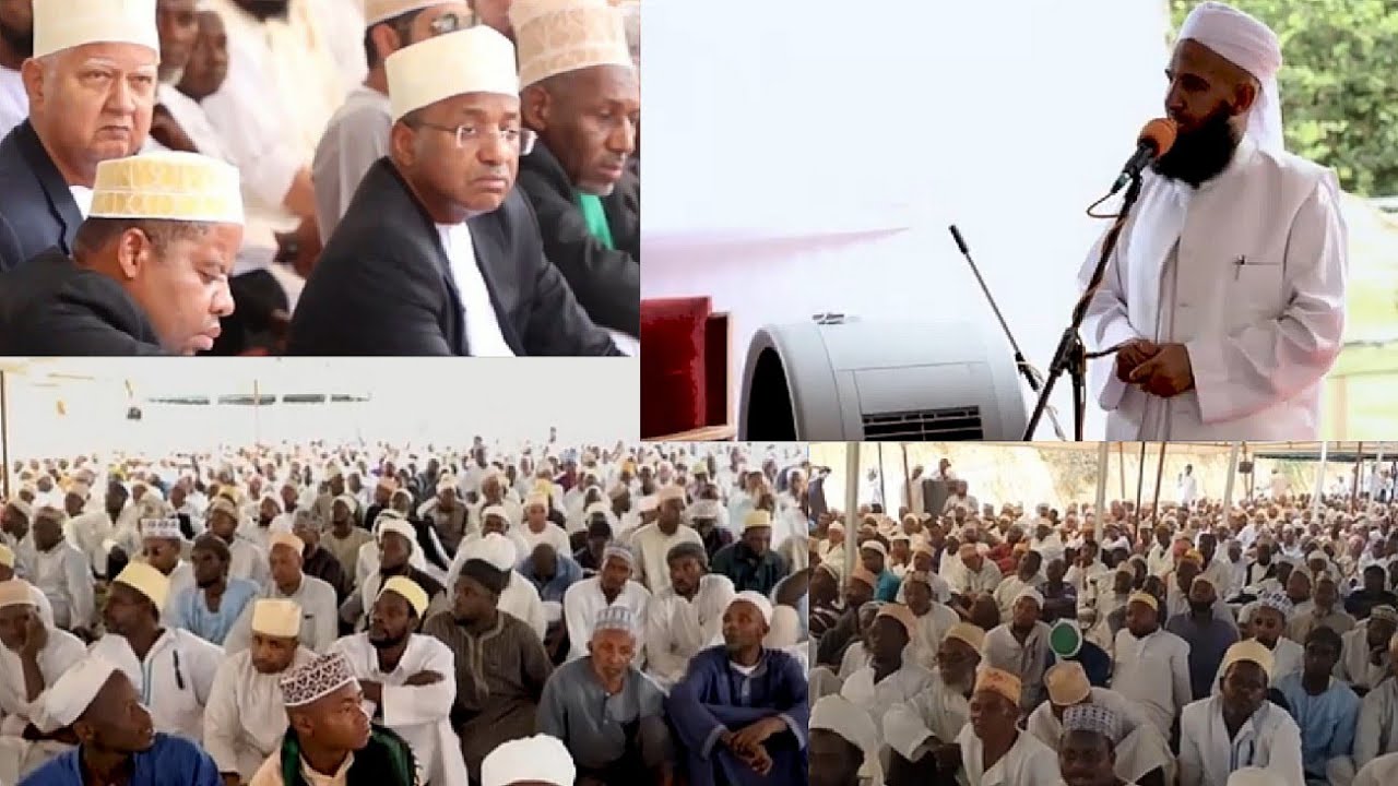 Rais Hussein Mwinyi twende Tabligh asema Sheikh Arif Katika Ijtimaa ya Tanzania kisiwani Pemba