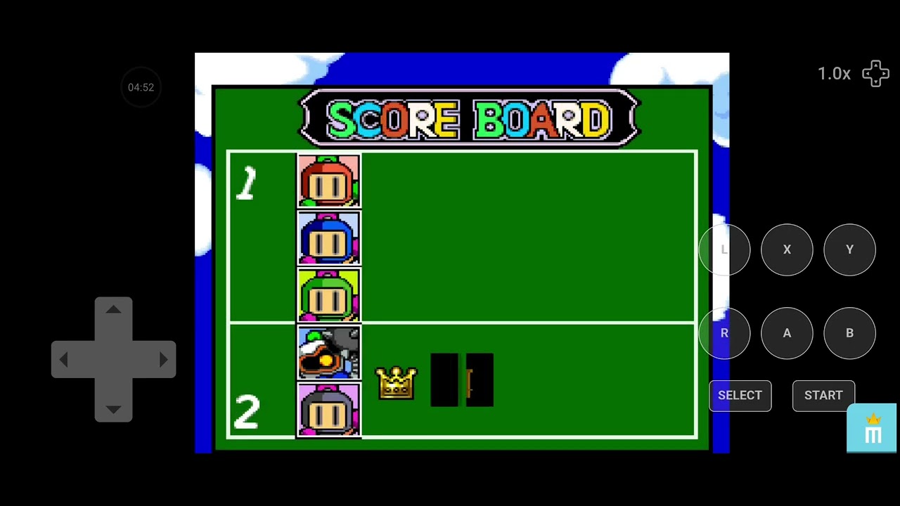 Bomberman 4 mas as paredes fecham rapidamente 