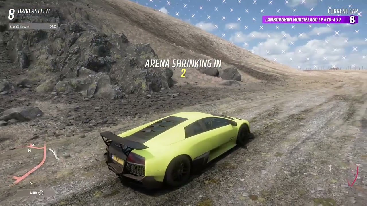 Forza Horizon 5 Eliminator | Second Place - 8 Lamborghini Murciélago LP 670-4 SV