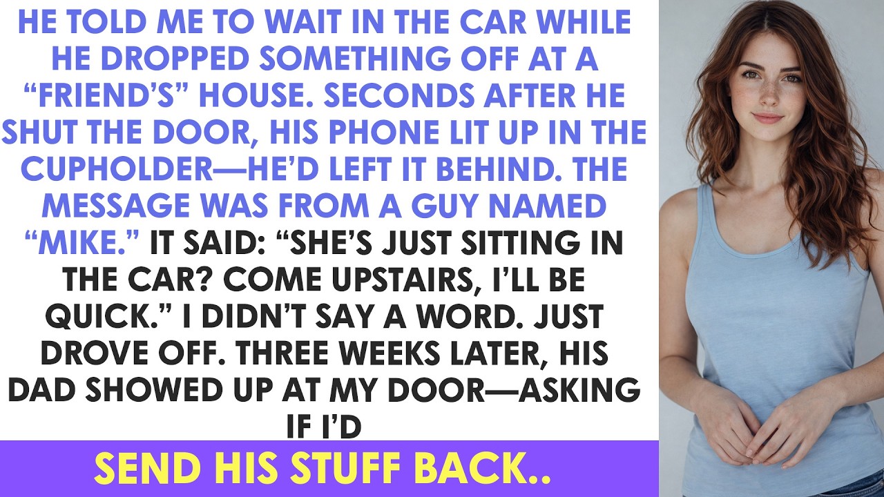 He Told Me To Wait In The Car While He Dropped Something Off At A