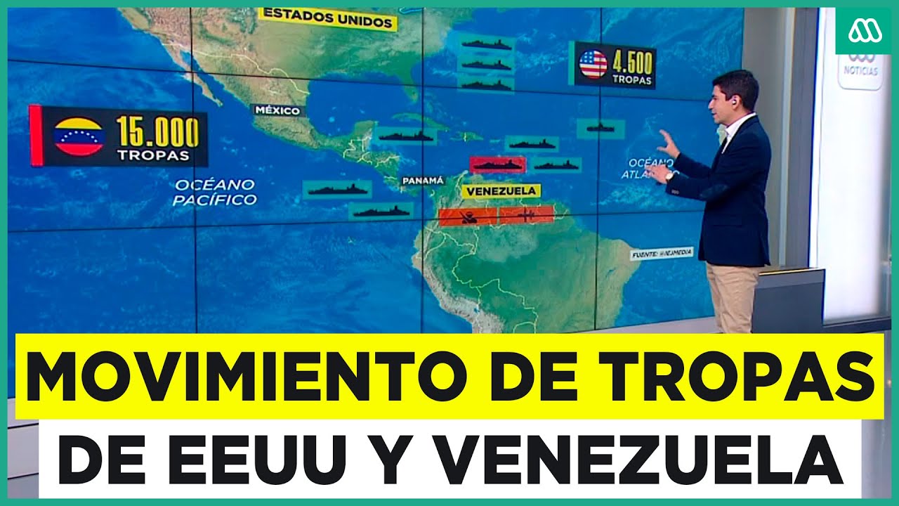 Crece tensión militar entre EEUU y Venezuela: Así está el movimiento de tropas de Trump y Maduro