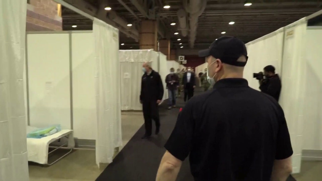 Touring our new Field Medical Station at the Atlantic City Convention Center. WATCH: