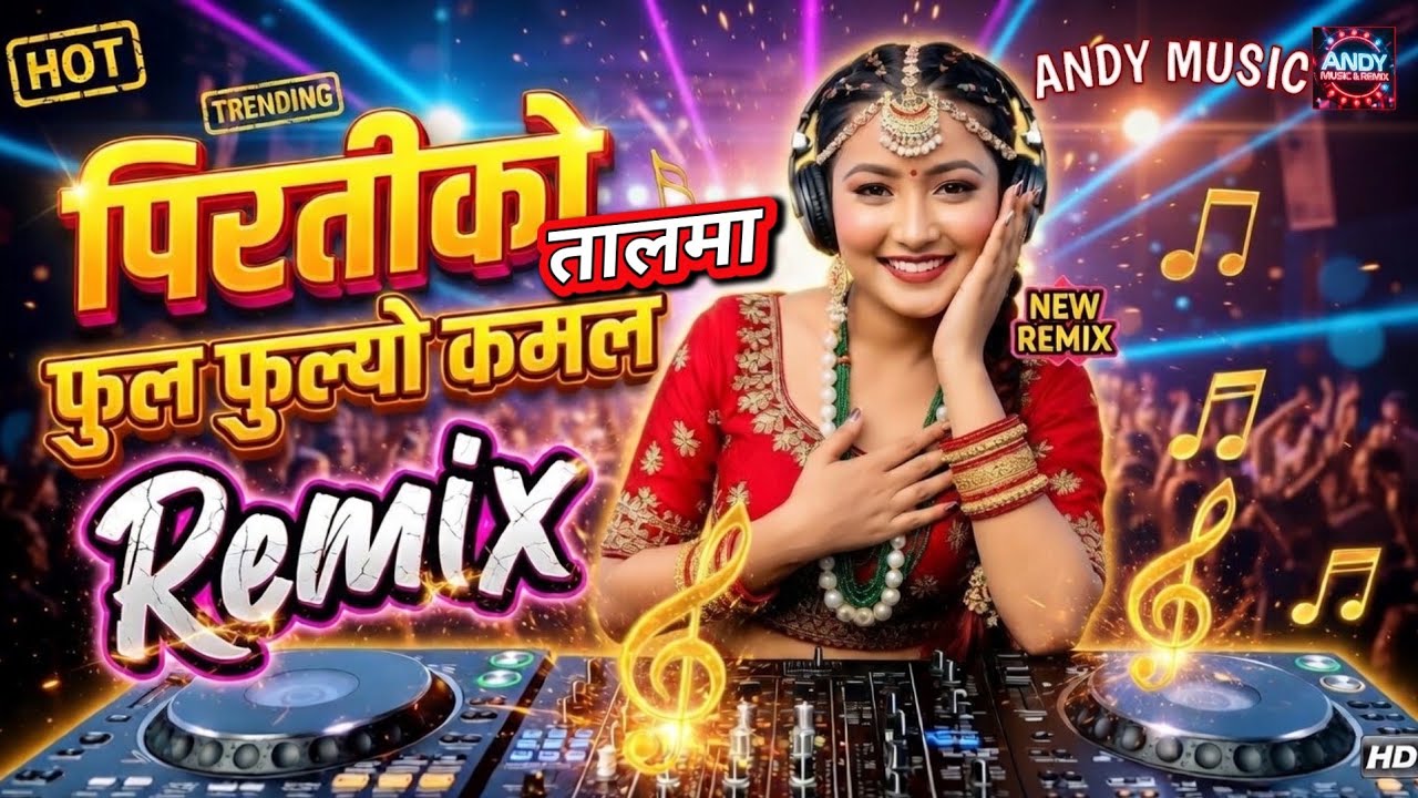 Piratiko Talma (DJ Remix 2026) 🔥 New Nepali Dance Remix | Viral TikTok Remix Song | ANDY MUSIC