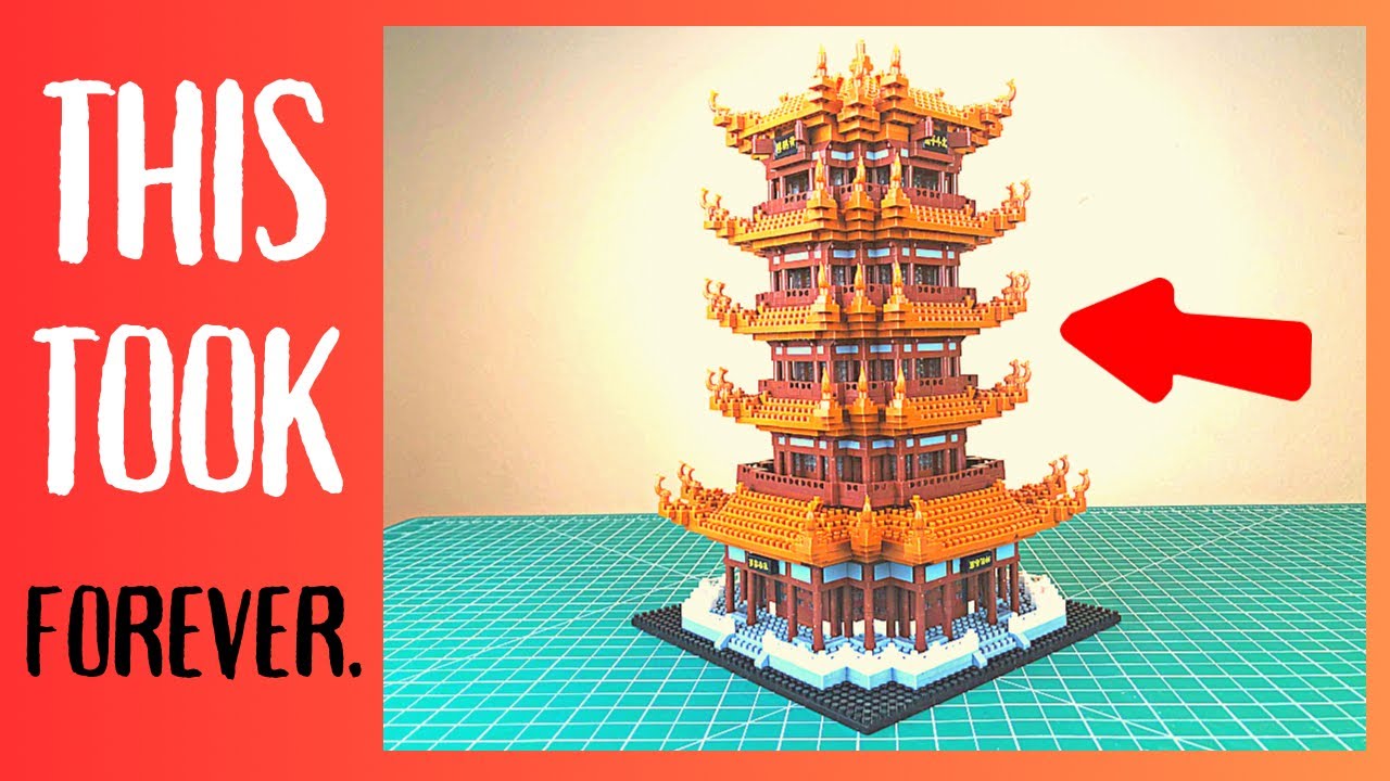 How to build the LEGO? Yellow Crane Tower.