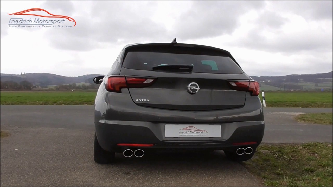 Friedrich Motorsport Sportauspuff Opel Astra K 1.6l Turbo - 76mm catback exhaust system