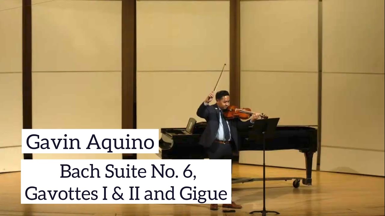 Bach: Suite No. 6, Gavottes I & II and Gigue 