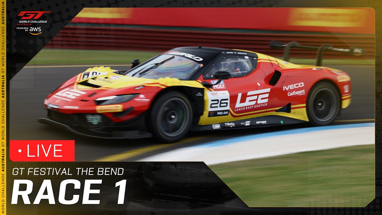 LIVE | Race 1 | GT Festival The Bend | 2025 GT World Challenge Australia powered by AWS