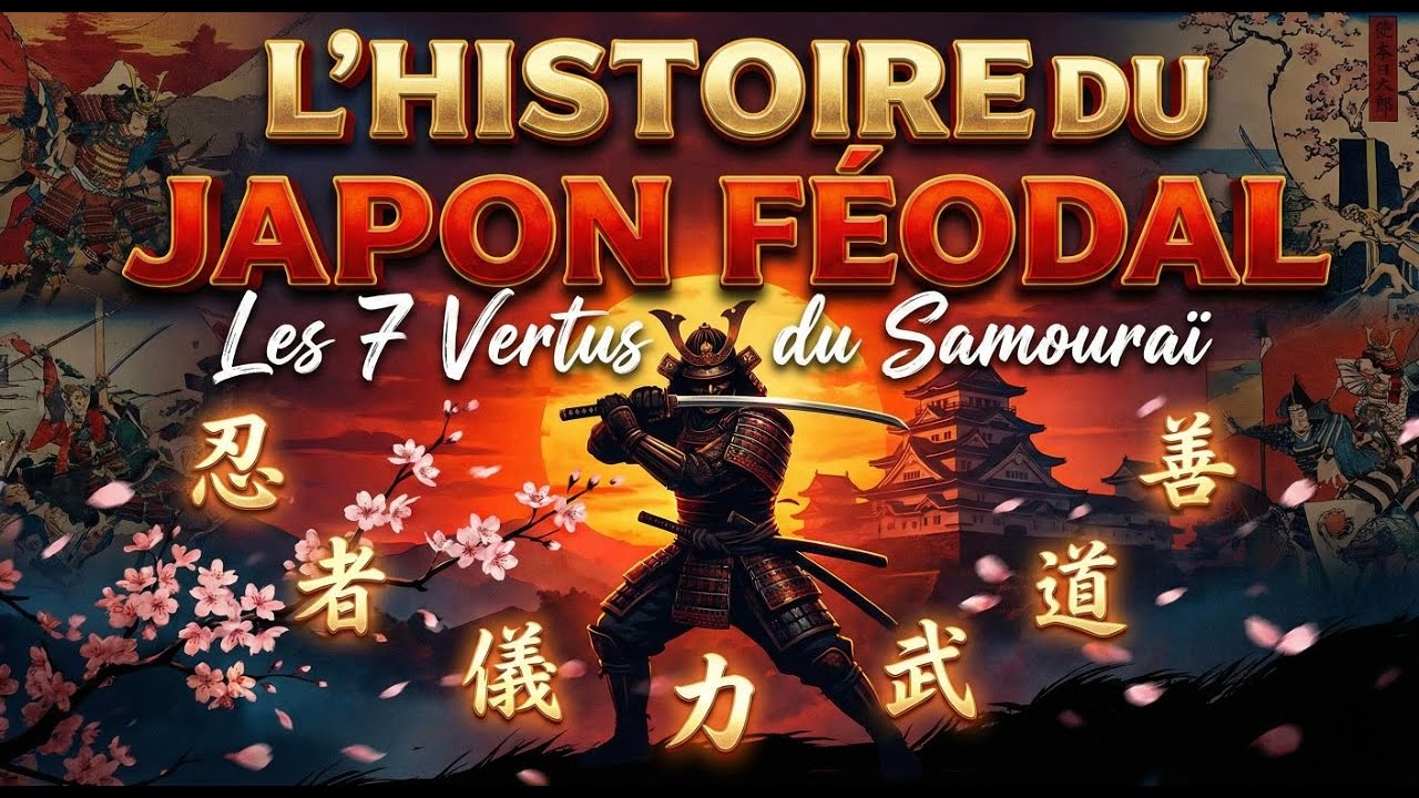 L’Histoire du Japon Féodal 🏯⚔️ Les 7 Vertus du Samouraï