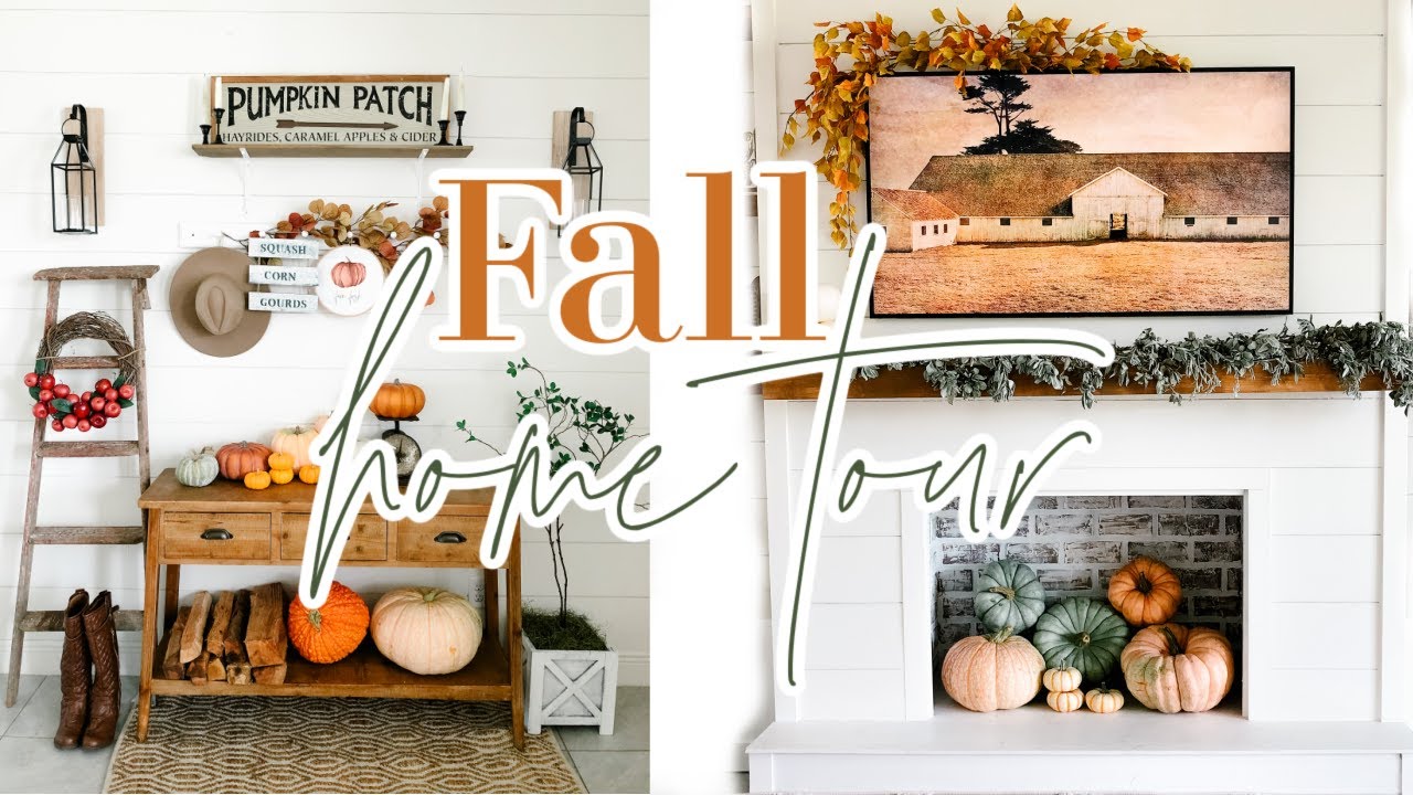 COZY FALL HOME TOUR | Fall Decorating Ideas | Modern Farmhouse Fall Decor
