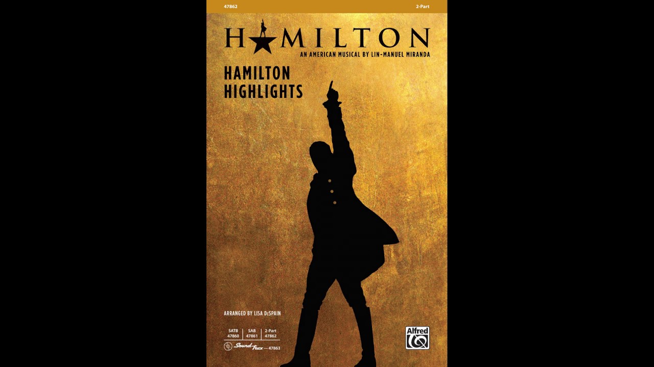 Hamilton Highlights (2-Part), arr. Lisa DeSpain – Score & Sound