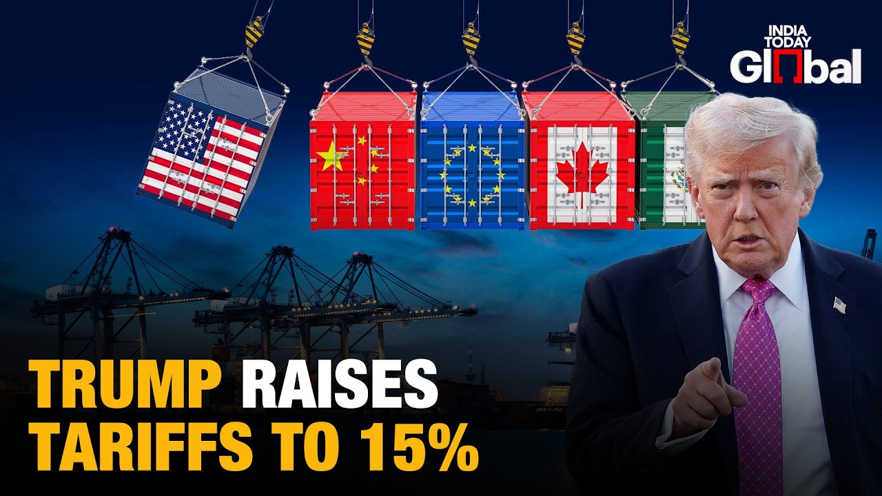 Trump Raises Global Tariffs To 15% After Court Blocks Earlier Trade Duties Program | #Trump #Tariffs