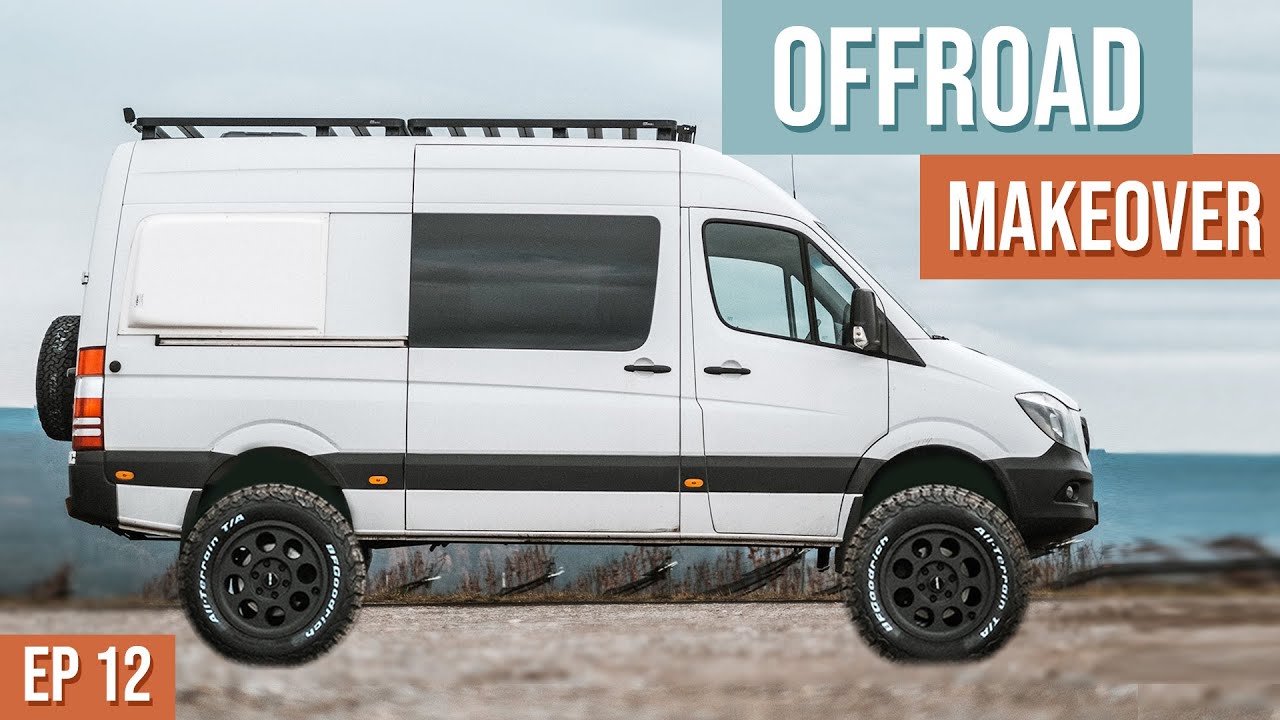 Offroad Upgrade für den Sprinter! Höherlegung, AT Reifen & Ersatzradhalter -  EP12