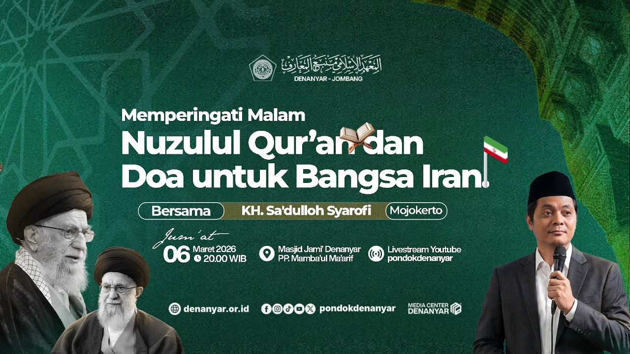 [LIVE] PERINGATAN NUZULUL QUR'AN DAN DOA UNTUK BANGSA IRAN