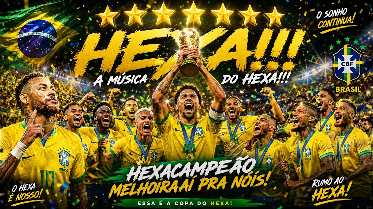M&uacute;sica da Copa do Mundo do Brasil 2026!! Incr&iacute;vel ⚡🇧🇷