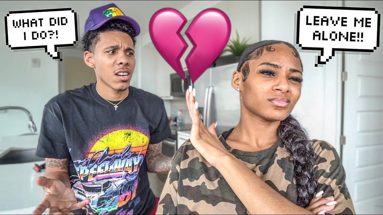 Telling My Boyfriend To LEAVE ME ALONE To See If He Does..*Cute Reaction*