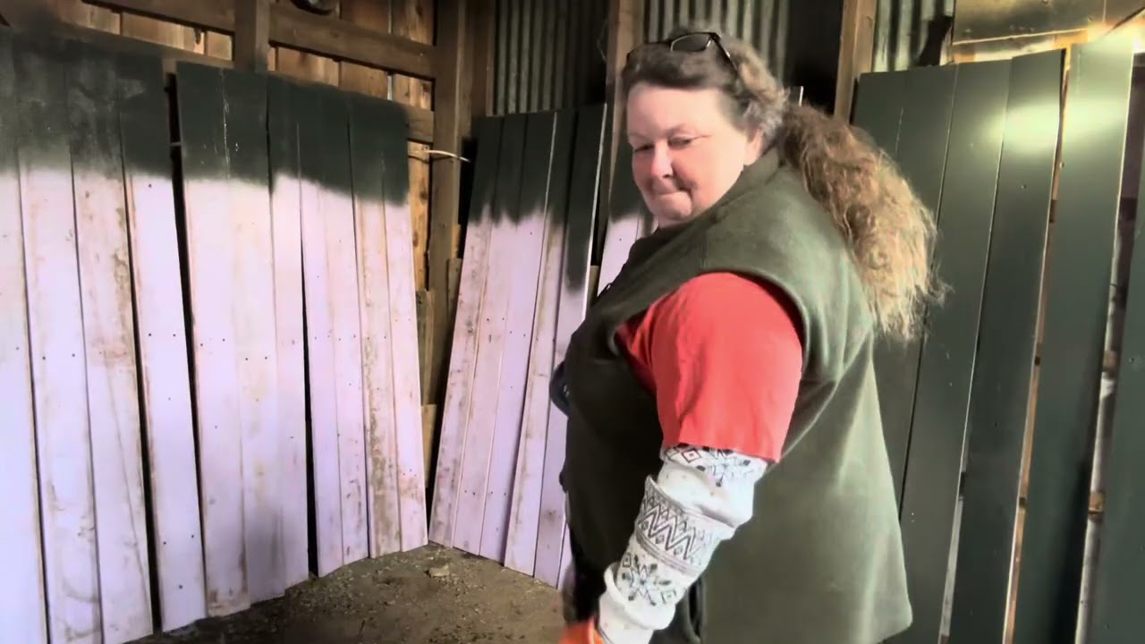 Talking Genealogy and Thanksgiving While Painting For A Garden Project 