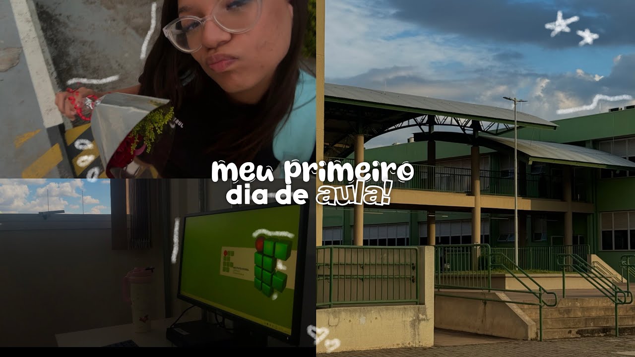 daily vlog | meu primeiro dia de aula! ♡