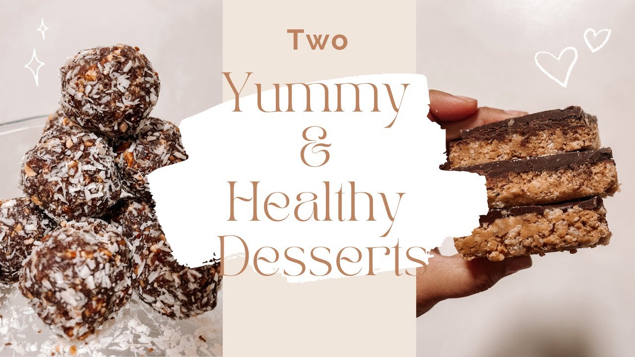 COOK WITH ME | Two Yummy & Healthy Desserts