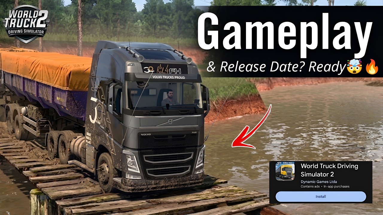 World Truck Driving Simulator 2 Finally Release? | New Gameplay Leak 🤯🔥 