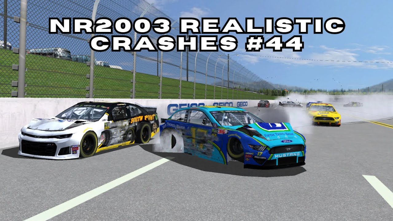 NR2003 Realistic Crashes #44