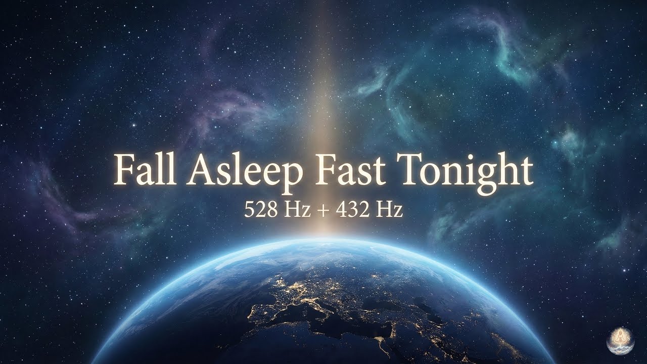 🌙 528 Hz + 432 Hz | Instant Deep Sleep & Relaxation 