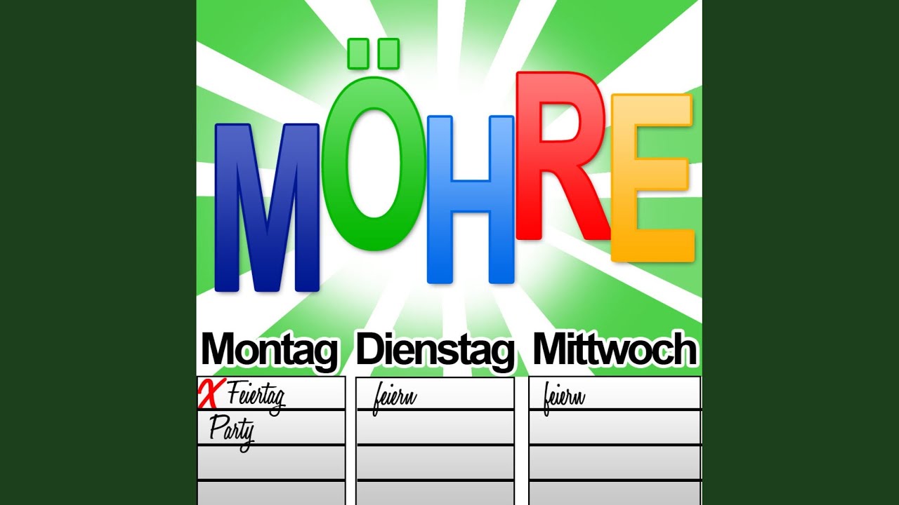 Montag Dienstag Mittwoch