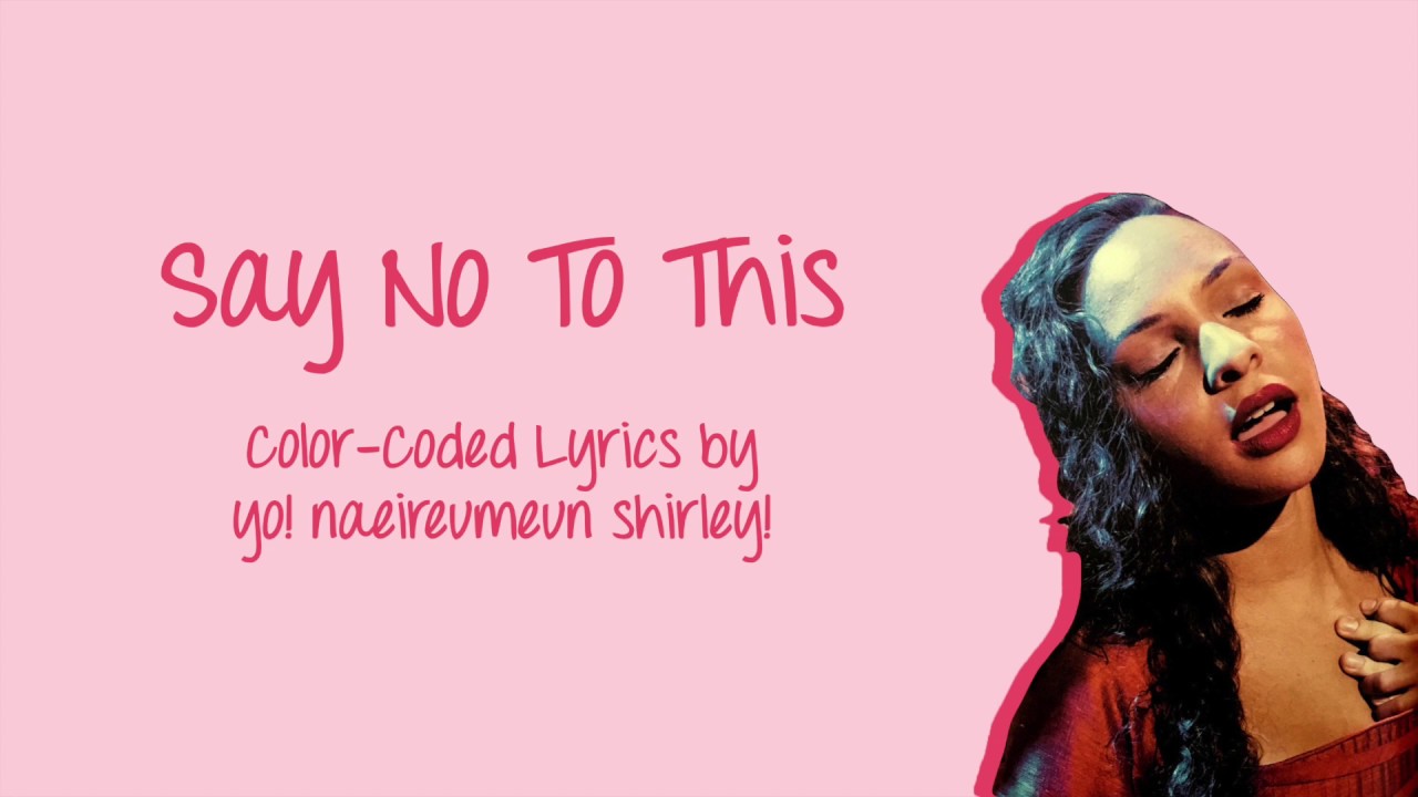 2-4. Say No To This (Hamilton) - Color Coded Lyrics