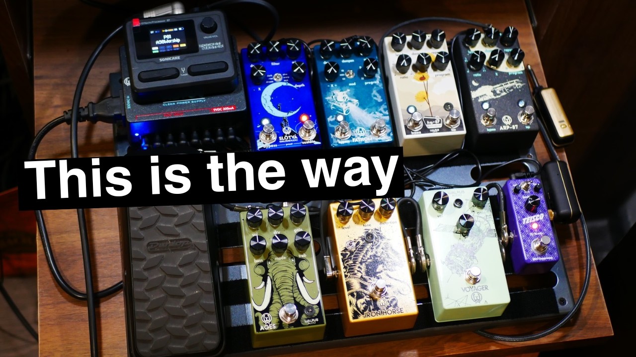 Anti-Menu: The Future of Worship Guitar Pedalboards (Walrus Audio)