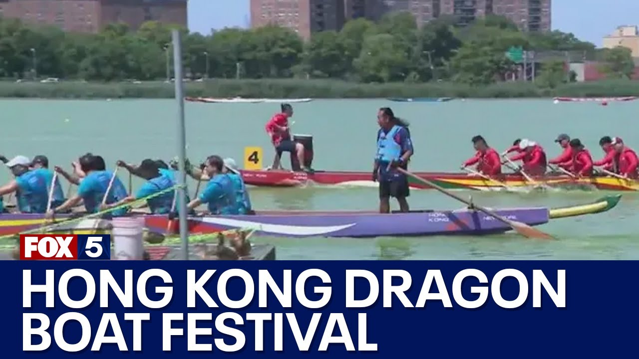 Annual Hong Kong Dragon Boat festival in Queens