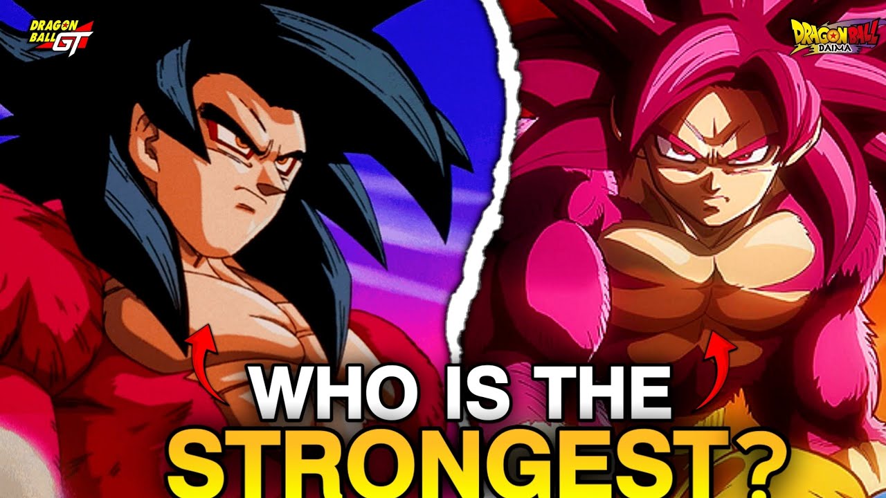 GOKU SSJ4 GT OR GOKU SSJ4 DAIMA🤯 | Who Is The STRONGEST? | Anime Fusion
