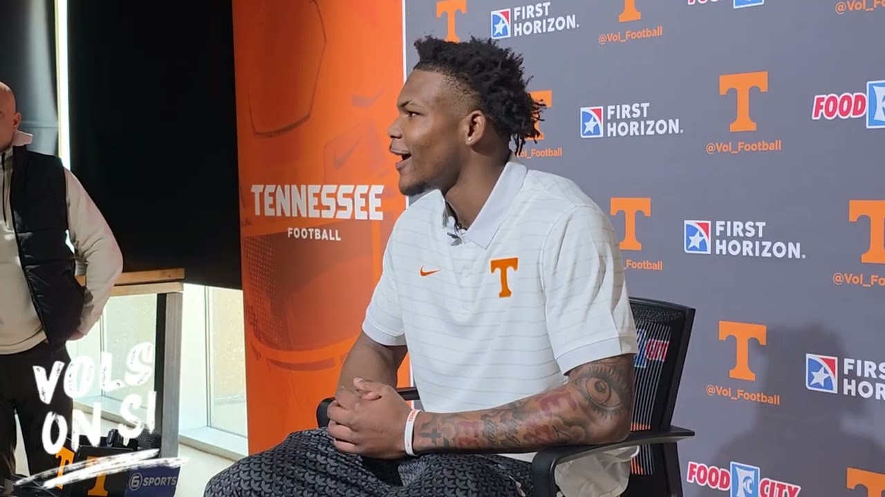 Tennessee Football Fr. WR TK Keys speaks following 2026 spring practice #3 